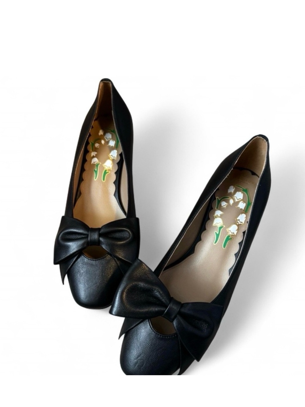 Valentino Black Bow Accent Women's Heels